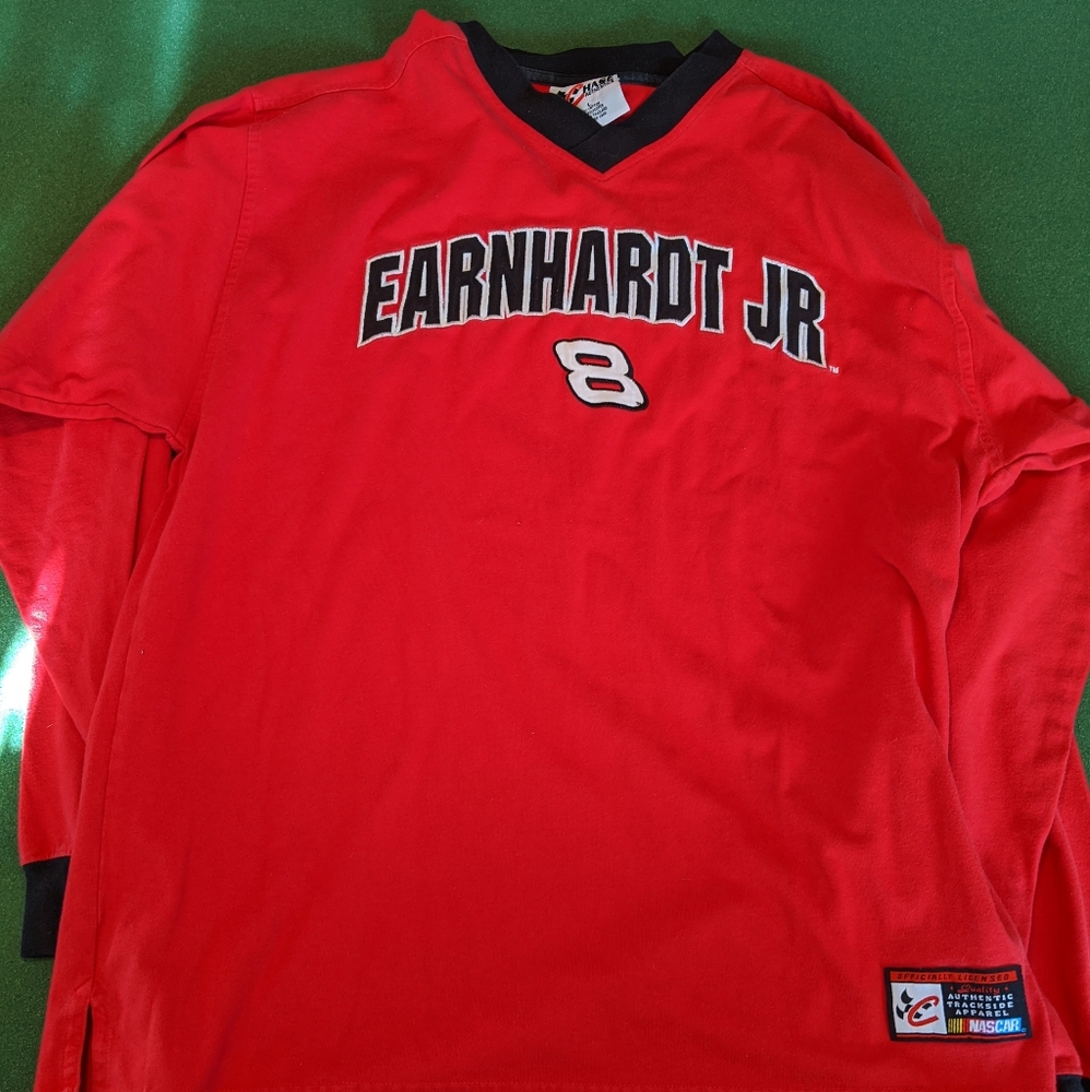 Chase Authentics Dale Earnhardt Jr Long Sleeve Red
